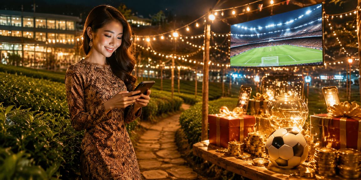 Pertaruhan bola sepak bergaya batik di Johor Bahru suasana tempatan
